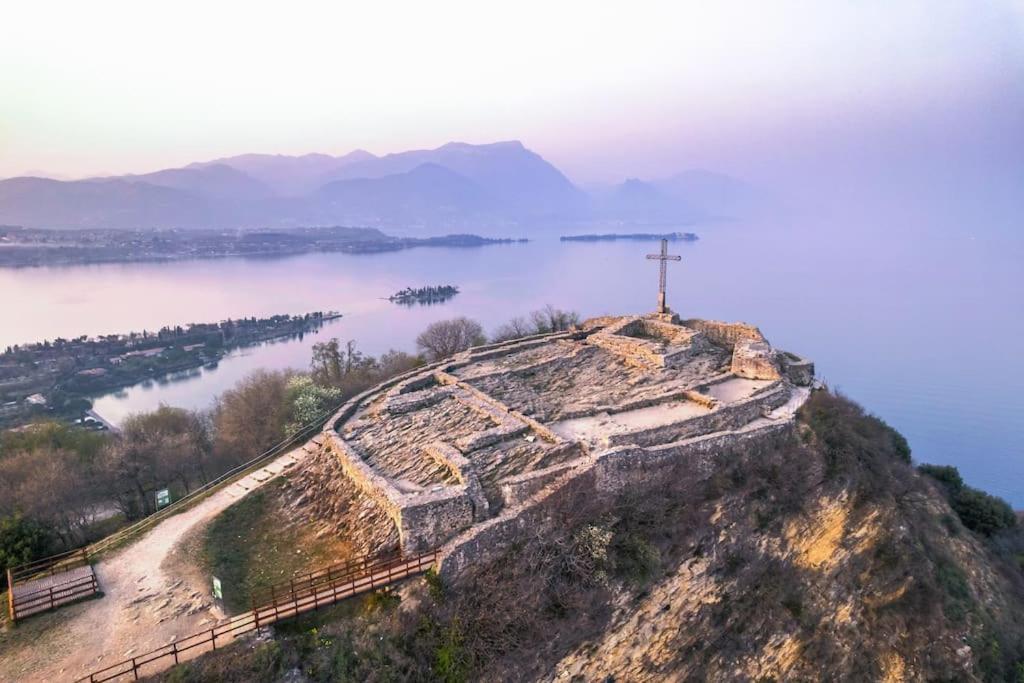 -Piscina E Parcheggio- Casa A Pochi Passi Dal Lago Padenghe sul Garda Exteriör bild